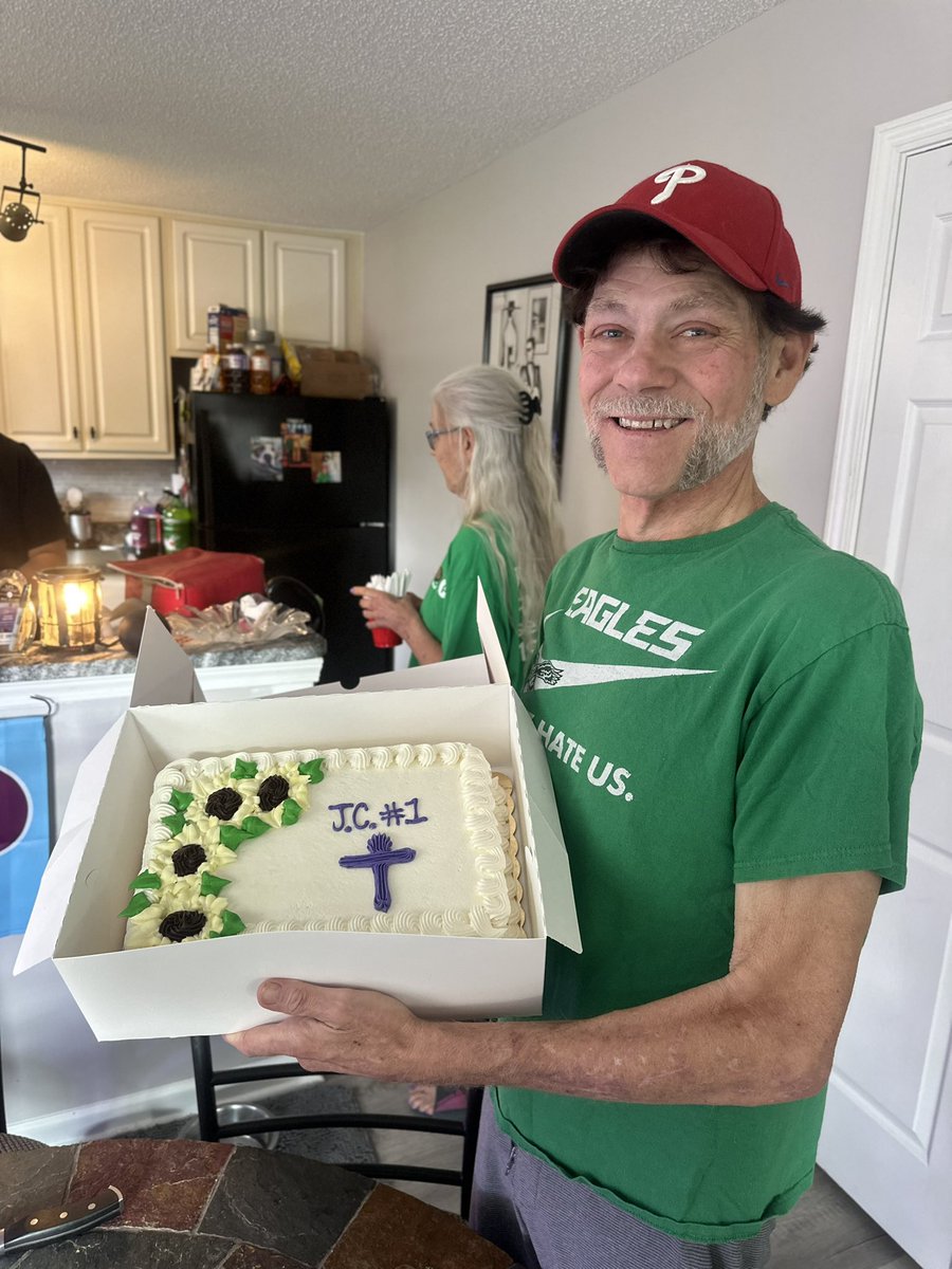 ForwardMyrtle's tweet image. We’re so happy for Chris Corcione! He’s got a powerful testimony of healing from cancer! 

This past Sunday, he was water baptized at the beach and is joining our church as a member! 

He partied later that day with a delicious “birthday cake” to celebrate his new life in Christ!