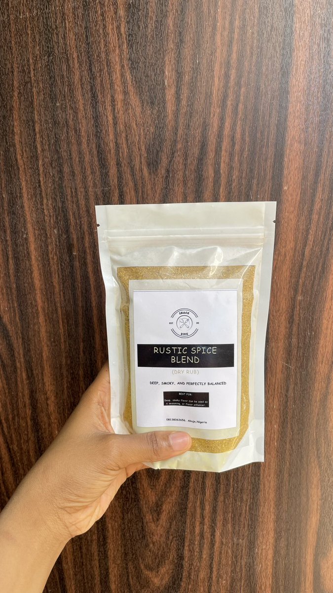 snack_dive's tweet photo. The best thing you’ll do for yourself this Eid is to get our Rustic Spice Blend!

It's deep, smoky, and perfectly balanced.
And the best part? You can use it on EVERYTHING. 

It doesn't just season your food. IT TRANSFORMS IT!✨ https://t.co/Q8D2YYKS1v
