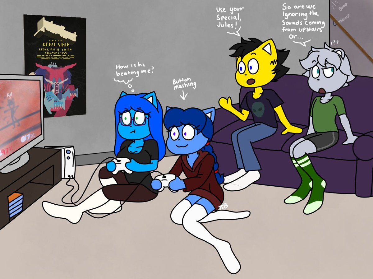 Late one Friday night, some intruders decided to rob the Hughes household and bind up Liv! Hope she reaches the kids in the basement!