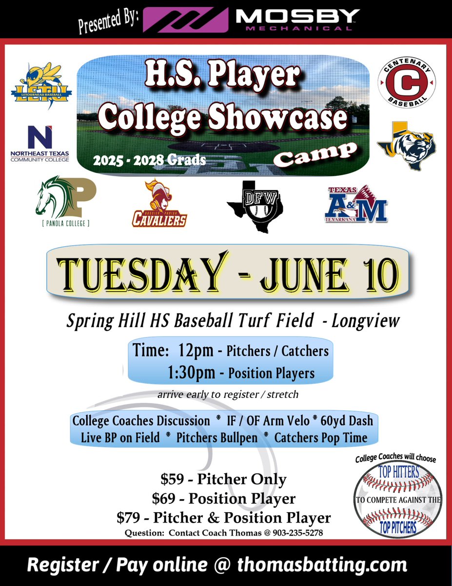 Thomas Hitting Academy tweet media