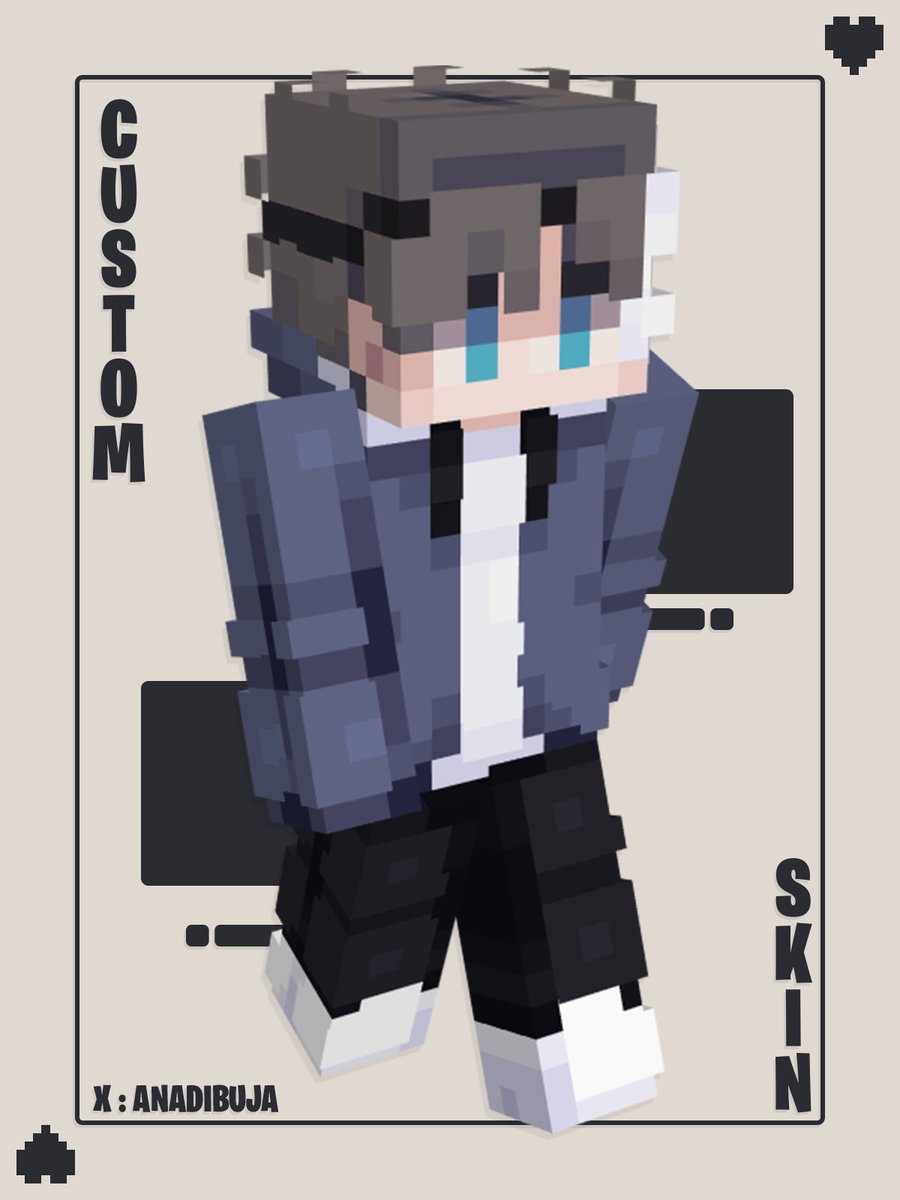 Minecraft Custom Skins - Commission <a href="/KanahVT/">KanahVT 🦔 💜</a> 🐱

Portfolio: behance.net/ana_h   
VGen: vgen.co/AnaDibuja 

#minecraft #mcyt #pixelart #minecraftskin #minecraftskins #commission #comissionsopen