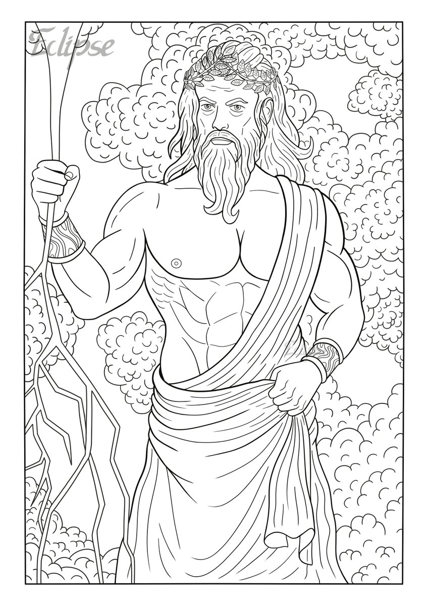 Eclipse4rt's tweet image. Good guess but this time it was Zeus!

How&apos;s this looking guys? Give me some feedback! :)
Is the lineart thick enough? Shall I make it thicker?

#artmoots #moots #commissionsopen