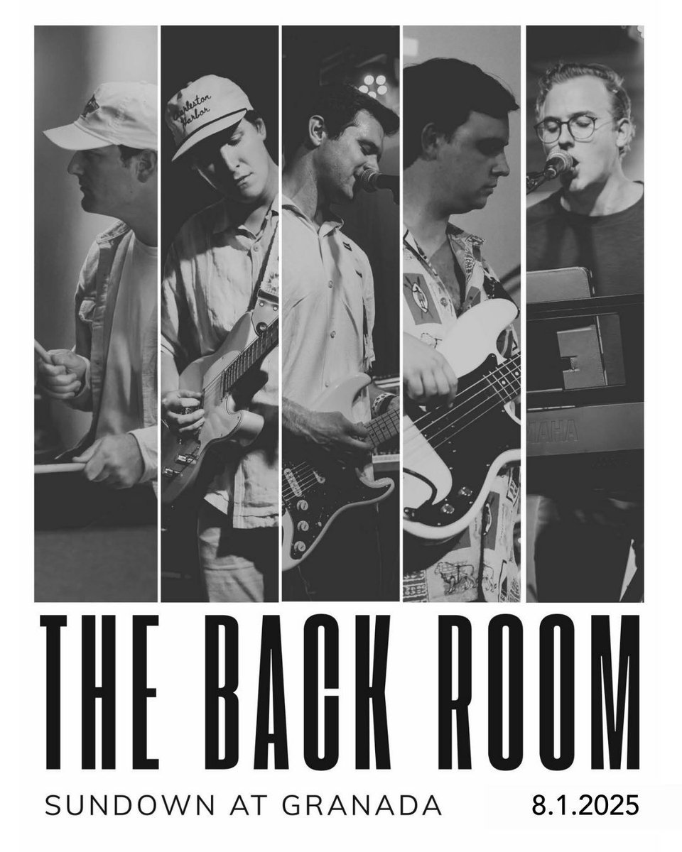 💥NEW DATE💥
🎸 Dallas-based The Back Room will be coming to Sundown at Granada FRIDAY,  AUG. 1
🎟️  buff.ly/JCntNQz