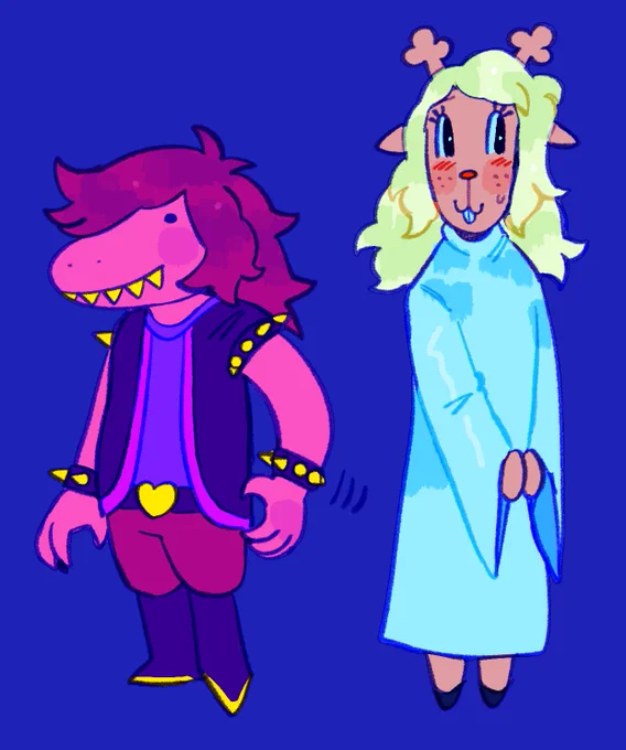 ofc deltarune comes out during pride month these bitches gay as hell