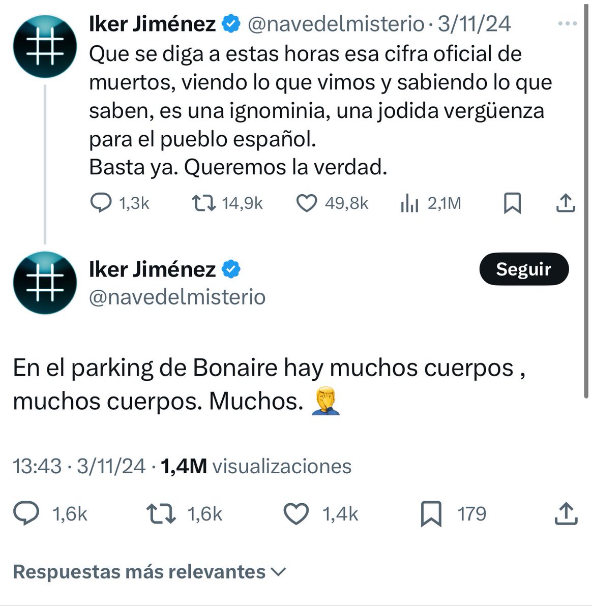Estás tú como para hablar de bulos, sinvergüenza.