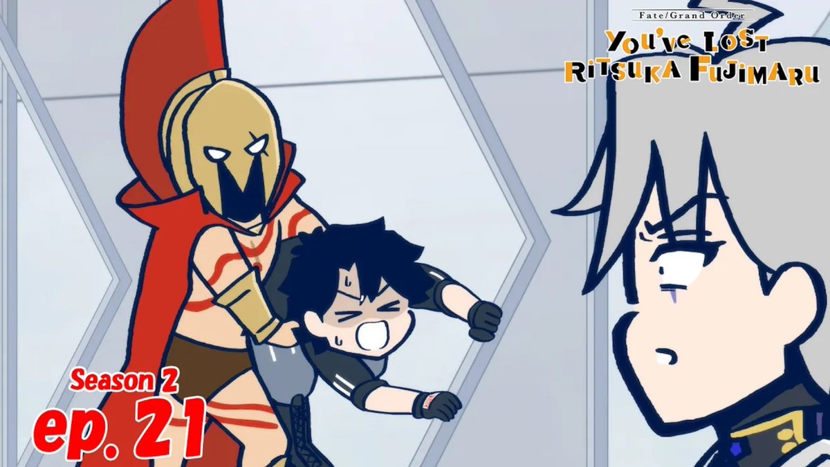 Short Animation "Fate/Grand Order You’ve Lost Ritsuka Fujimaru Season 2" Episode 21 "...On Appropriate Training Regimens," is now available on YouTube!

📺: youtu.be/ukRjhuTk7t4

More info ➡️ anime.fate-go.us/lostfujimaru/
#FateGOUSA #LostFujimaru
