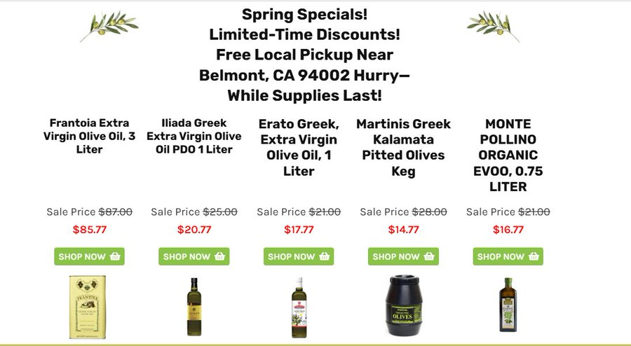 SUPEROLIVEOIL's tweet photo. #Sale #HealthyLiving #HealthyEating #mediterranean #mediterraneanDiet #superolive #oliveoil, #greek, #kalamata, #sicily #Greece #olives #iliada #frantoia #montepollino #amazon #italianfood #grill #BBQ 
#salads #HeartHealth 
,
@SUPEROLIVEOIL https://t.co/NskPZZ9IR7