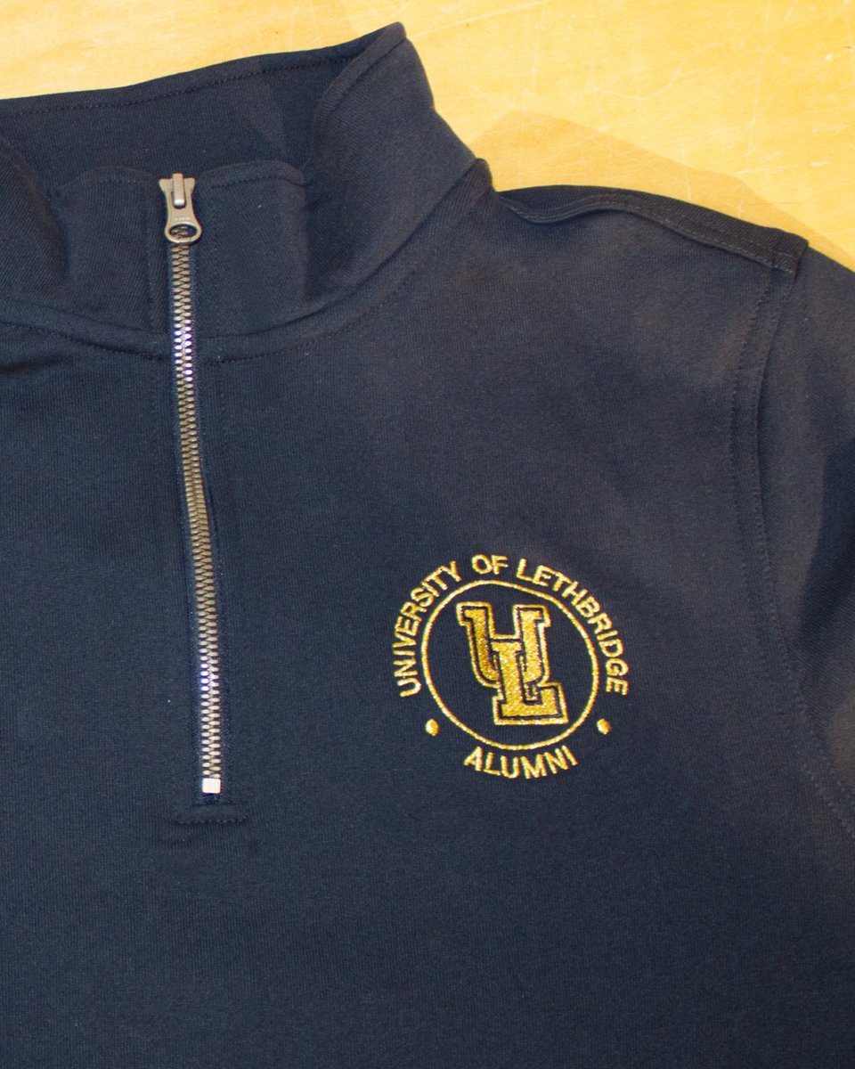 Convocated but didn’t get a chance to get an Alumni crew or quarter zip during your big day? 🥺 No worries!

In town? Come visit us in store all summer long! ☀
Out of town? Order online at bookstore.uleth.ca 🔗

Rep your new alum status in style! 🎓💙