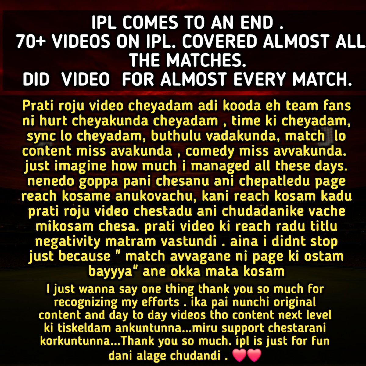 Thank you guys....repat nundi comedy content  yeppo me cycle meda varivaru varivaru .....