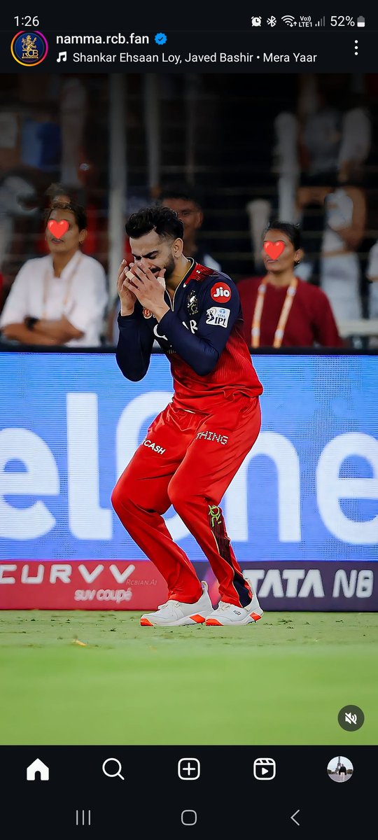 Finally RCB ♥️🥳🤩🥰 
Tons of emotions!!
18 years of wait!! 
Thank u thank u for all this years awesome performance!! 
#ViratKohli𓃵 #IPLFinal #IPL2025 #iplfinal2025 #IPLFinals #ViratKohli #ABD #RCBvsPBKSfinal #PkbsVsRcb #RCBvsPBKSfinal