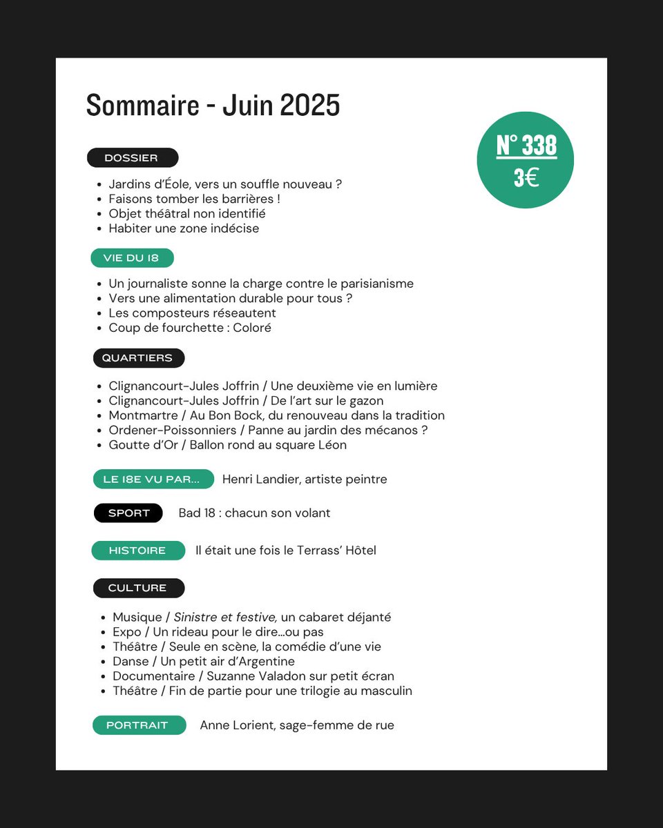 le18edumois's tweet photo. Voilà le sommaire de notre numéro de juin. 
Merci 👏👏 à tous ceux qui nous aident à faire connaître ce journal indépendant qui existe depuis plus de 30 ans https://t.co/q4LnpiXmWK