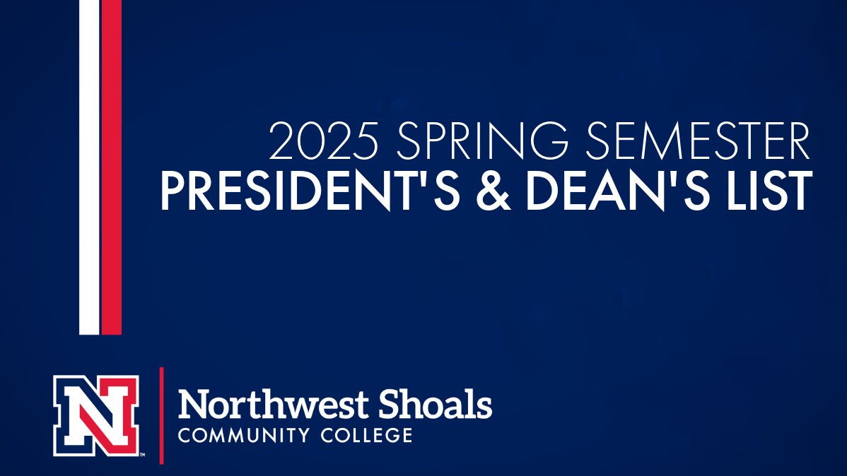 NWSCC's tweet image. NWSCC announces 2025 Spring President’s and Dean’s List honorees ➡ nwscc.edu/nwscc-announce… #nwscc #presidentslist #deanslist #GoPatriots