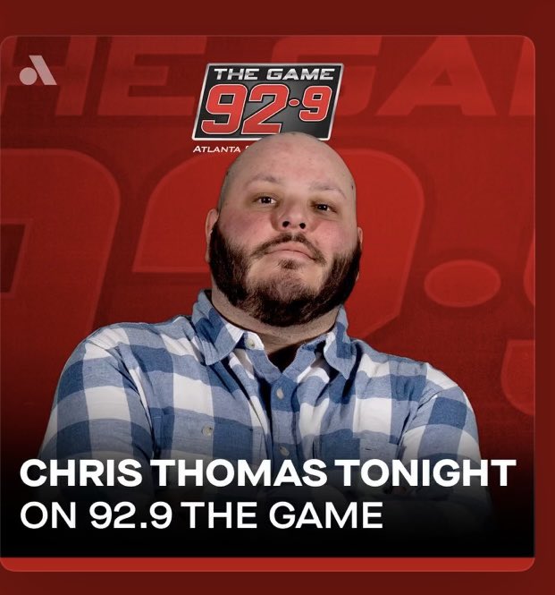Chris Thomas - Turtle (@cthomasradio) on Twitter photo Chris Thomas Tonight is on the air 6-10PM <a href="/929TheGame/">92.9 The Game</a>!
Do the Falcons actually need Kyle Pitts to maximize their offense? Your calls 404-726-0929
Plus, <a href="/ATLjohnson18/">Caleb Johnson</a> 640 / <a href="/NFLDraftStudy/">Ian V</a> 720 / <a href="/Eldorado2452/">Terrell Thomas</a> 740 / <a href="/gchapatl/">Garrett Chapman</a> 900
Listen: @audacy App Chris Thomas Tonight is on the air 6-10PM <a href="/929TheGame/">92.9 The Game</a>!
Do the Falcons actually need Kyle Pitts to maximize their offense? Your calls 404-726-0929
Plus, <a href="/ATLjohnson18/">Caleb Johnson</a> 640 / <a href="/NFLDraftStudy/">Ian V</a> 720 / <a href="/Eldorado2452/">Terrell Thomas</a> 740 / <a href="/gchapatl/">Garrett Chapman</a> 900
Listen: @audacy App