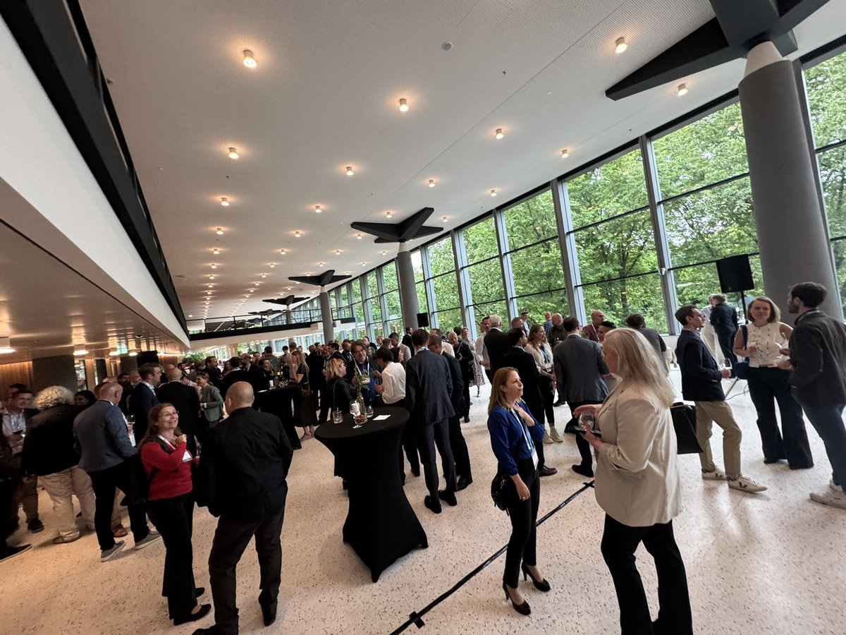 Incredible networking at the opening reception at the newly renovated De Nederlandsche Bank in #Amsterdam
 #CTBUH 2025 Europe Conference
