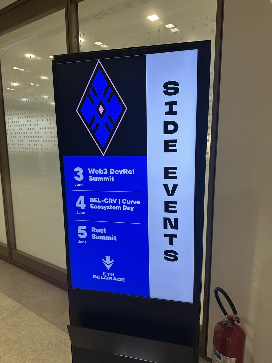 Stefan (@lockedingmi) on Twitter photo Excellent opening day at <a href="/ethbelgrade/">ETH Belgrade</a>.๐ท๐ธ
We had a great panel about the future of DevRel with <a href="/timtimtim_eth/">timtimtim.eth ๊งIP๊ง</a>, <a href="/andrej_dev/">Andrej ๐ฆ๐</a> and <a href="/cryptomastery_/">Shutterblock.eth ๐ธ๐ฅ๐ฆ๐</a> .
<a href="/buzea200/">buzea200๐ฉโ๐ป๐พ๐ซถ</a> thanks for hosting the first DevRel summit ๐ฅ Excellent opening day at <a href="/ethbelgrade/">ETH Belgrade</a>.๐ท๐ธ
We had a great panel about the future of DevRel with <a href="/timtimtim_eth/">timtimtim.eth ๊งIP๊ง</a>, <a href="/andrej_dev/">Andrej ๐ฆ๐</a> and <a href="/cryptomastery_/">Shutterblock.eth ๐ธ๐ฅ๐ฆ๐</a> .
<a href="/buzea200/">buzea200๐ฉโ๐ป๐พ๐ซถ</a> thanks for hosting the first DevRel summit ๐ฅ