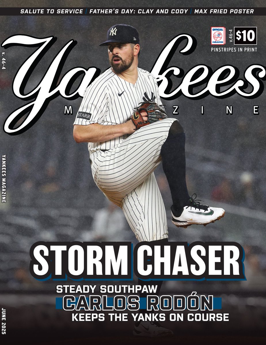 Yankees Magazine (@yanksmagazine) on Twitter photo 🏟️The <a href="/Yankees/">New York Yankees</a> are back home, and kicking off the first series is our latest cover subject, Carlos Rodón, who has re-established himself as one of the top lefties in the game.
The June edition is available all month long at Yankee Stadium. See you in the Bronx! #RepBX 🏟️The <a href="/Yankees/">New York Yankees</a> are back home, and kicking off the first series is our latest cover subject, Carlos Rodón, who has re-established himself as one of the top lefties in the game.
The June edition is available all month long at Yankee Stadium. See you in the Bronx! #RepBX