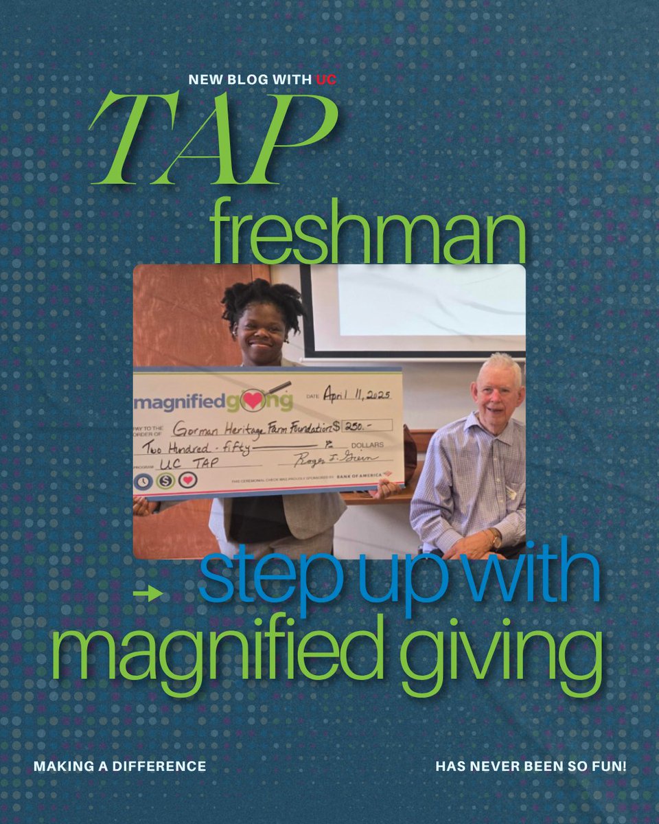 MagnifiedGiving's tweet image. UC TAP freshmen just awarded $1.5K+ in grants through their philanthropy project with us 💚
💸 $1K to Pink Ribbon Good
🌾 $250 to Gorman Heritage Farm
🎗️ $250 to Chemo Unity

Big impact, even bigger hearts.