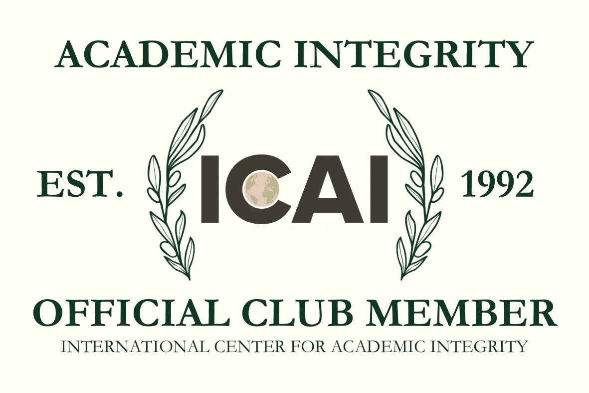It's no joke, we love our ICAI Members!

Tell us what the best part of being an Official Club Member of ICAI is.

Not a member, visit academicintegrity.org to learn more!