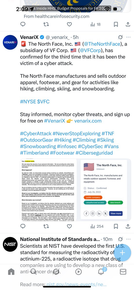 WWJockoD's tweet photo. @thenorthface @Snapchat How about spending resources on cybersecurity that can actually keep our information safe instead of the woke BS you push. https://t.co/yxLSPXhZW1