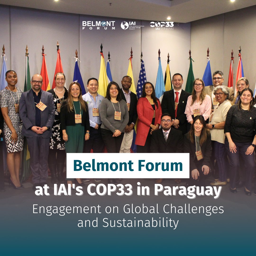 Belmont Forum tweet media