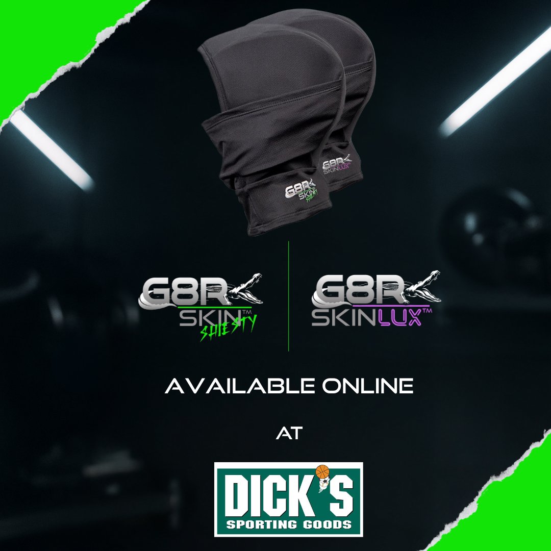 Every snap, every second — stay protected 

The G8RSkin Shiesty &amp; Lux are engineered for serious play and real protection. Now available online <a href="/DICKS/">DICK'S Sporting Goods</a>  
It’s more than gear. It’s peace of mind.

Shop today at 
bit.ly/3ZcQJZX

#ProtectYourGame #G8RSkin