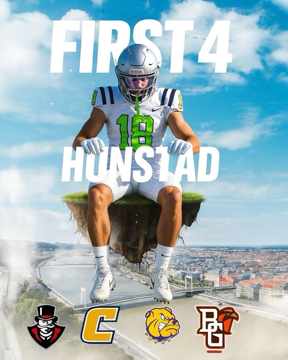 HSSportsFlorida (@hssportsfl) on Twitter photo Congrats to Beachside 2026 6'5 TE Maddox Hunstad (<a href="/MaddoxHunstad/">Maddox Hunstad</a>) on receiving his first four offers
Over the last 24 hours, Hunstad has received offers from Austin Peay, Bowling Green, Chattanooga, and Western Illinois
Hunstad had 50 catches for 846 yards & 11 TD's in 2024 Congrats to Beachside 2026 6'5 TE Maddox Hunstad (<a href="/MaddoxHunstad/">Maddox Hunstad</a>) on receiving his first four offers
Over the last 24 hours, Hunstad has received offers from Austin Peay, Bowling Green, Chattanooga, and Western Illinois
Hunstad had 50 catches for 846 yards & 11 TD's in 2024