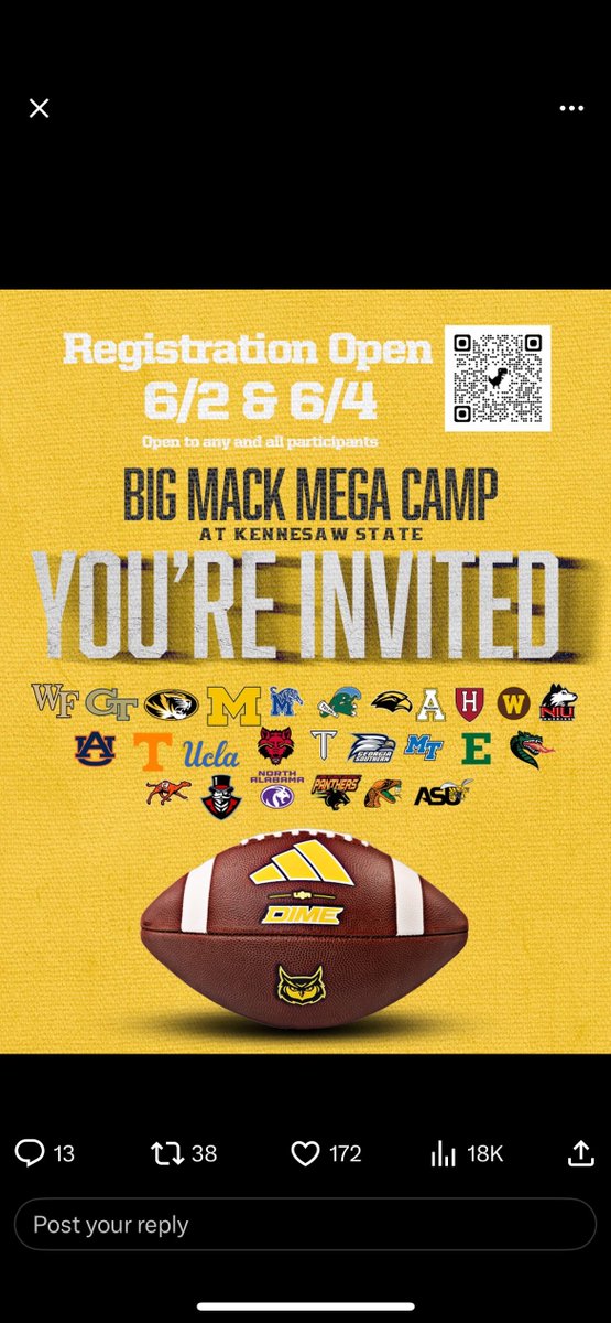 Ryland Keefe 6’4 240lbs (@rylandkeefe14) on Twitter photo I will be at Kennesaw State mega camp tomorrow <a href="/Coach_JBradley/">Jonathan Bradley</a> <a href="/CoachMattioli/">Marc Mattioli</a> <a href="/CoachKLBs/">Dustin Kincaid</a> <a href="/SCCoachB/">CoachBain</a> I will be at Kennesaw State mega camp tomorrow <a href="/Coach_JBradley/">Jonathan Bradley</a> <a href="/CoachMattioli/">Marc Mattioli</a> <a href="/CoachKLBs/">Dustin Kincaid</a> <a href="/SCCoachB/">CoachBain</a>