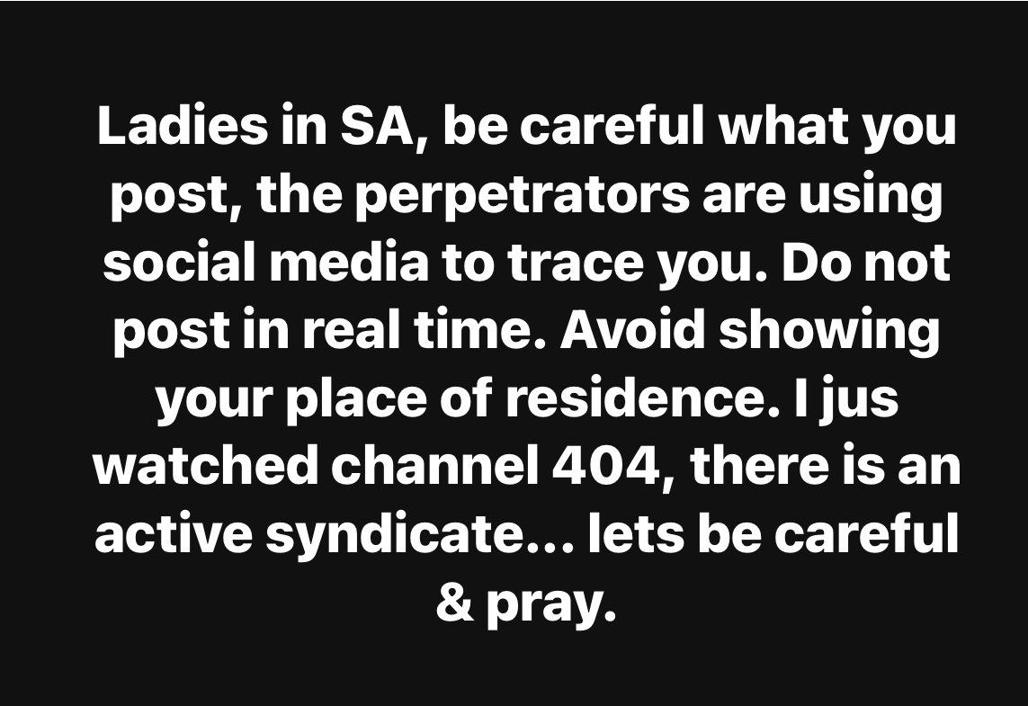 Lush_Beauty1's tweet photo. Ladies watch out ⚠️ https://t.co/q691jcMMA9