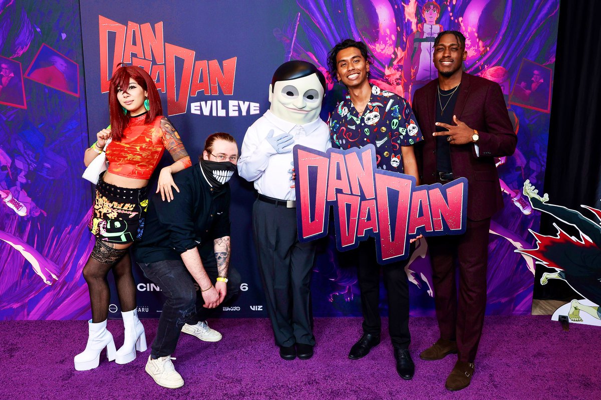kumar_sutra's tweet photo. Thanks to @pikaswoosh &amp; @ren_d_x for letting me tag along to @GKIDSfilms’ World Premiere of @anime_dandadan Season 2 (“Evil Eye”) last week in LA! 
U can catch the 1st 3 eps of “DanDaDan” S2 in theaters too this Friday 🔥
Can’t wait to see where S2 goes once it airs this July 🙌🏾 https://t.co/npalIORHqc