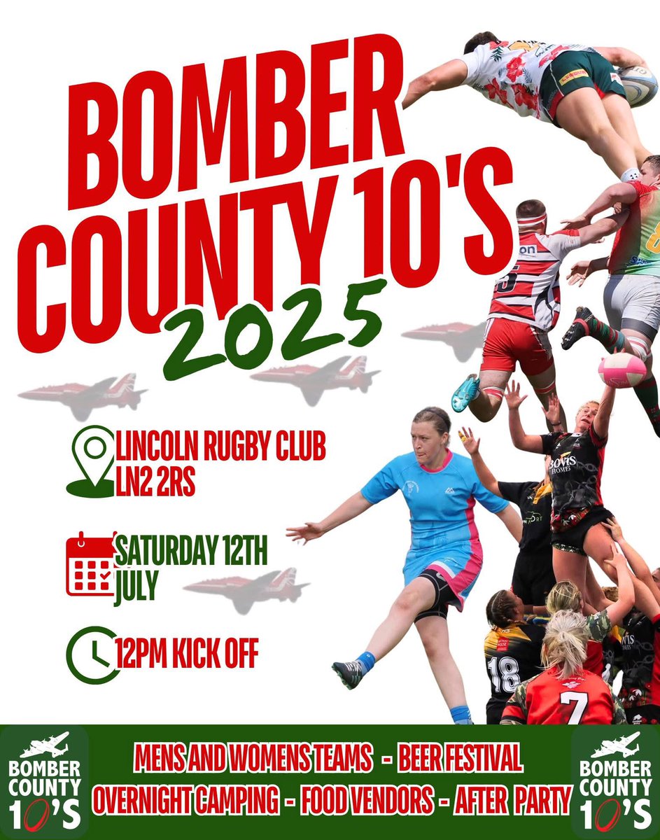 Still time to get your teams in for Lincolnshire’s biggest 10s tournament!