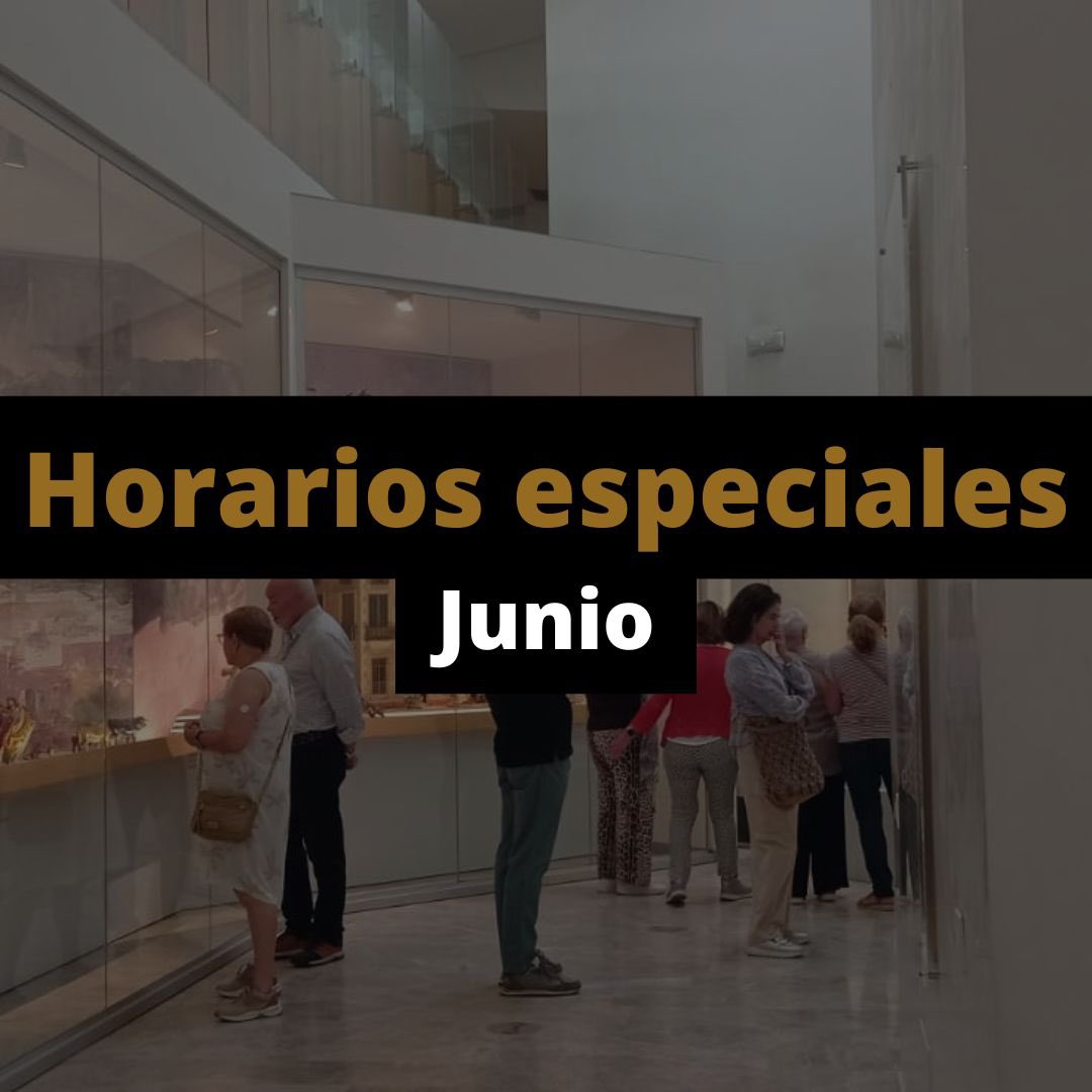AVISO 🔔 | Os informamos de los próximos horarios especiales en el Museo Salzillo:

🗓️ 7 de junio: de 10:00 a 12:30 horas y de 15:00 a 17:00 horas.
🗓️ 8 de junio: de 10:30 a 12:30.
🗓️ 9 de junio (Día de la Región): CERRADO.

¡Prepara tu visita! 👉🏻 museosalzillo.es/visita/