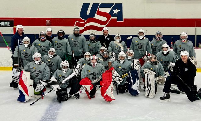 First summer clinic begins June 20 at Richfield (Minn.) and features 6 hours of on-ice instruction. 
Helping kids improve their goaltending skills, work habits and overall game performance is the focus of 3-day clinic. Ages 7-14. Sign-up at carrollgs.com