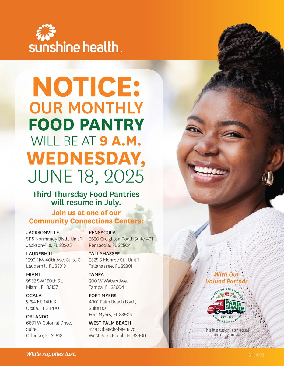 Sunshine Health tweet media