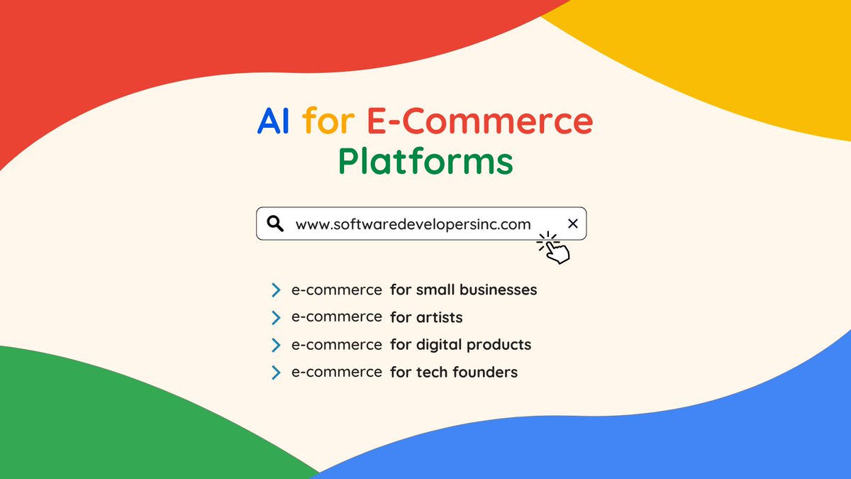 SDIbayarea's tweet photo. AI is quietly transforming e-commerce
Click to see how it can grow your business, from product order customization to optimized pricing.

Want to build an AI-powered store? 👉 https://t.co/jDFYmgRyPF
📩 team@sdi.la
#ecommerce #AItools #retailtech #AIforBusiness https://t.co/DyOsAMOggH