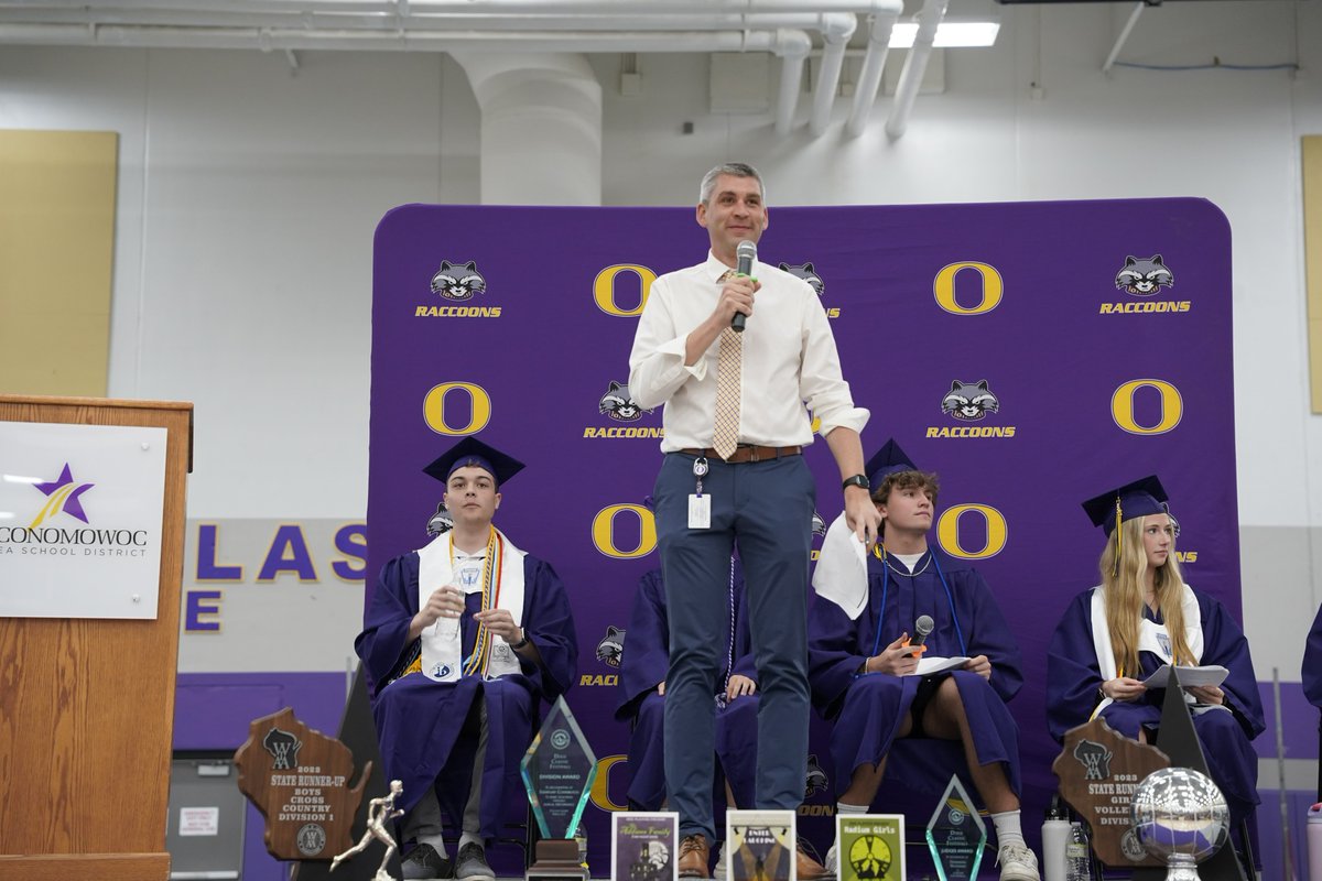 Oconomowoc Schools (@oconschools) on Twitter photo The farewell Senior Assembly was a heartfelt way to honor our Seniors and their last four years here at OHS. There were speeches, celebration of each student in their pathway, and a speech from <a href="/OconCurtis/">Jason Curtis</a> wishing all of them the best of luck! #OconPride #OconDriven #ClassOf2025 The farewell Senior Assembly was a heartfelt way to honor our Seniors and their last four years here at OHS. There were speeches, celebration of each student in their pathway, and a speech from <a href="/OconCurtis/">Jason Curtis</a> wishing all of them the best of luck! #OconPride #OconDriven #ClassOf2025