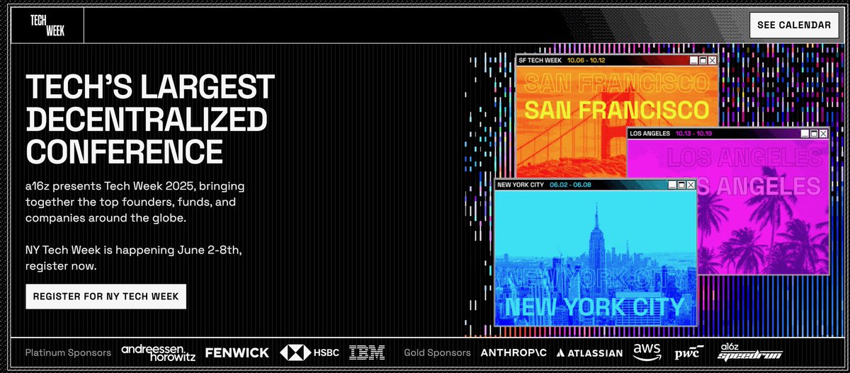 Ugh I’m literally in love with the new tech week branding 😭