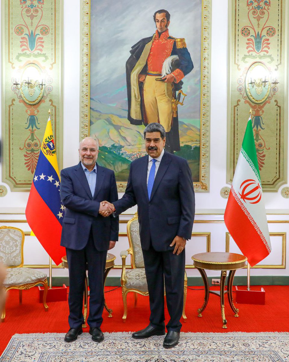 Sostuve una maravillosa reunión con Mohammad Bagher Ghalibaf, Presidente de la Asamblea Consultiva Islámica de Irán

#nicolas #Venezuela ❤️💚