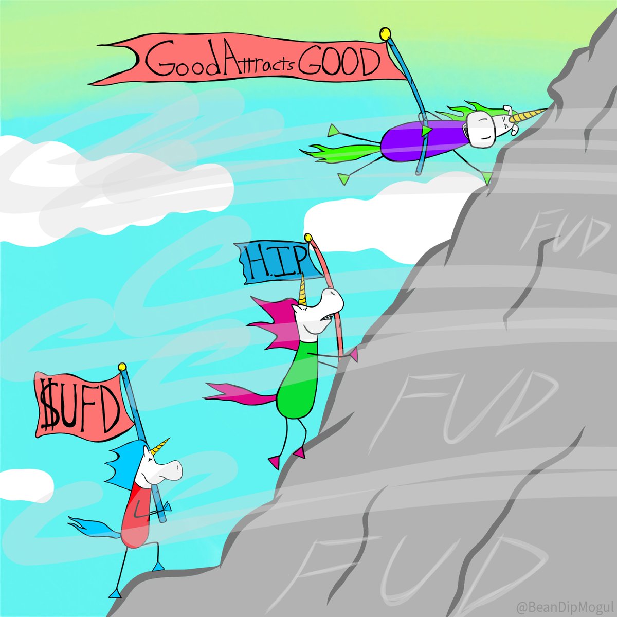 The higher we climb, the harder the wind blows
$UFD #GoodAttractsGOOD #UFDbabybitcoin