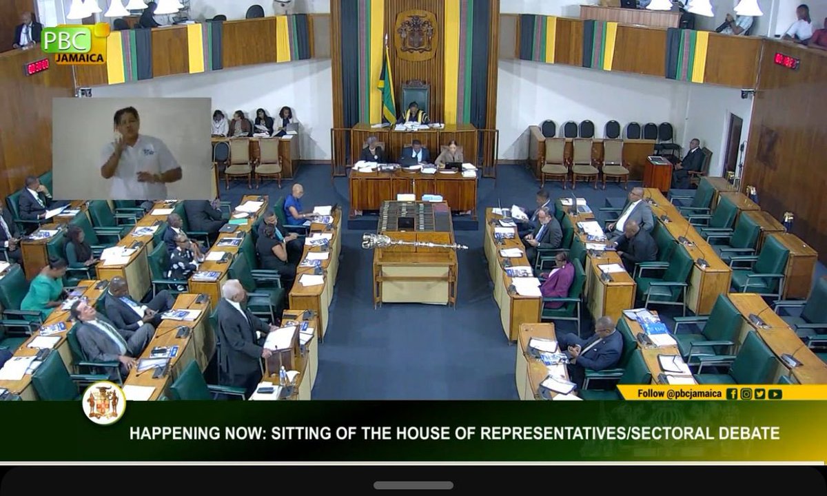 Yesterday them out inna the heat a puff pan Saharan Dust, today only 5 a them inna parliament…. The PNP MPs nuh give ONE FLYING RASS about the ppl who elected them eno