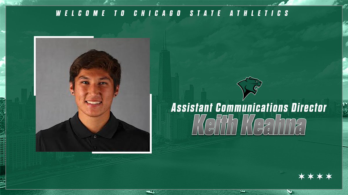 ChiStateCougars's tweet image. Help us welcome the new assistant director for communications Keith Keahna to Chicago State! 

Welcome to the Cougar Family