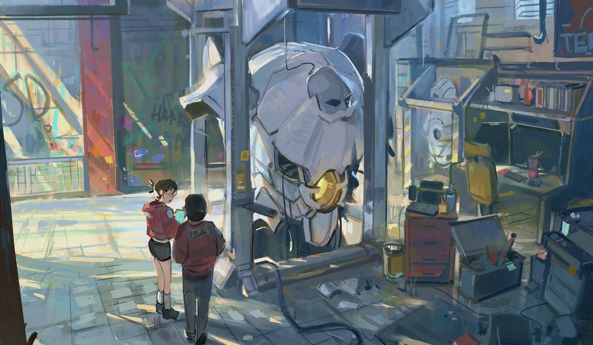 ethanleeart's tweet image. full illustration of the workshop!