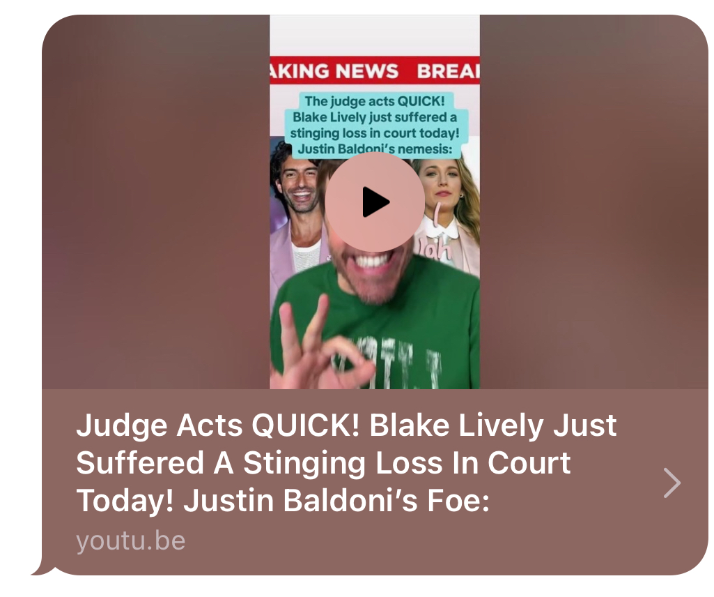 The judge acts QUICK! #BlakeLively just suffered a stinging loss in court today! #JustinBaldoni’s nemesis: youtu.be/B-_D305C3gc