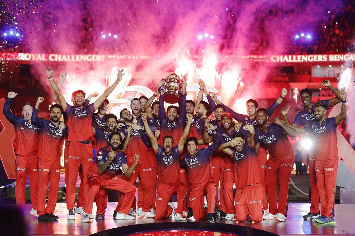 What a night 🏆 <a href="/RCBTweets/">Royal Challengers Bengaluru</a>