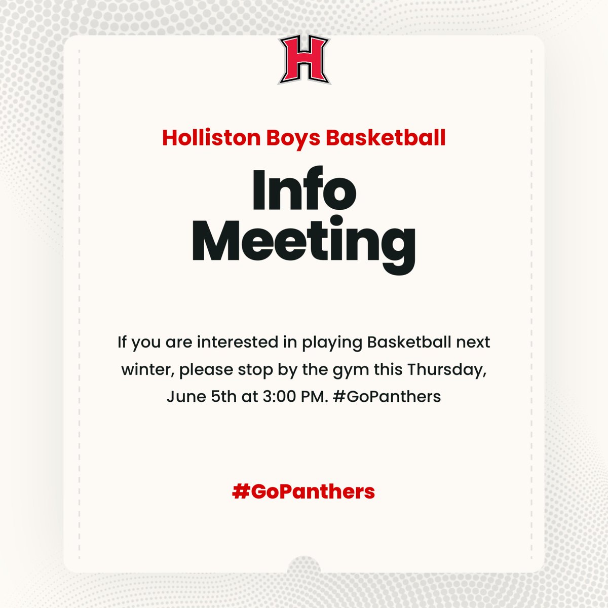 Holliston Athletics (@hollistonad) on Twitter photo 