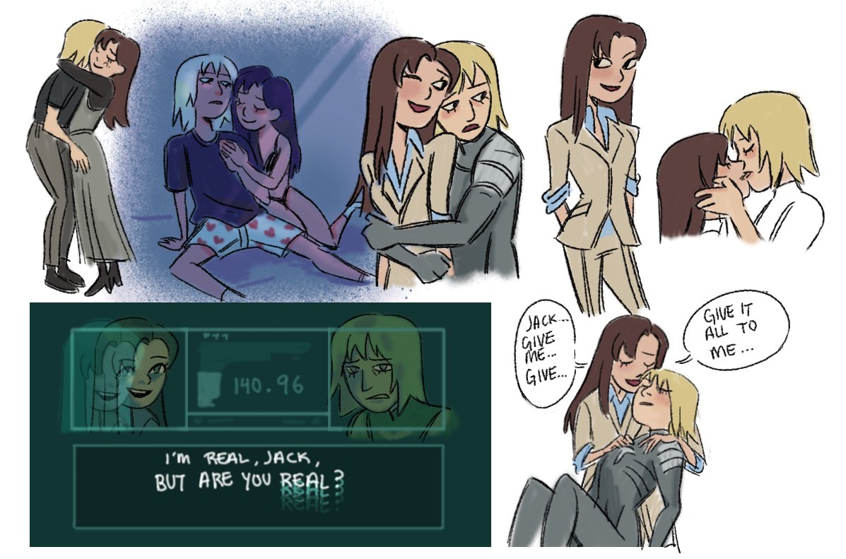 violetmemoire's tweet photo. Some Rairose doodles... #mgs2 https://t.co/VAXQmTNnjW