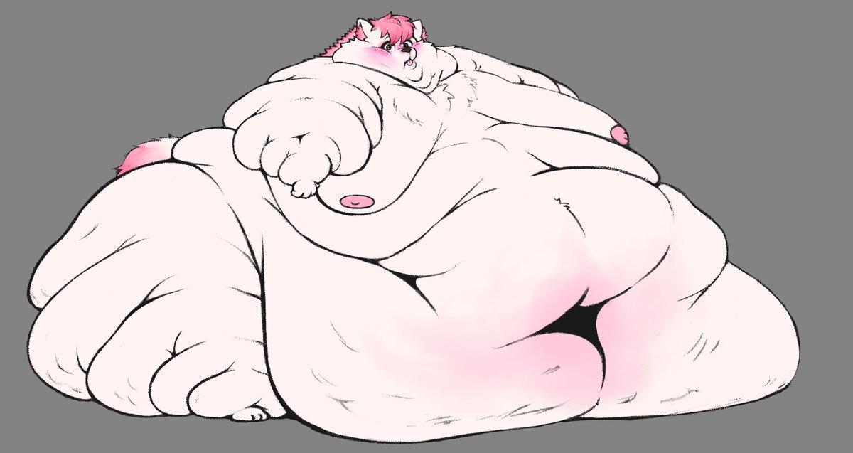 Phew... Guess I ate a lil more than usual, huh...?