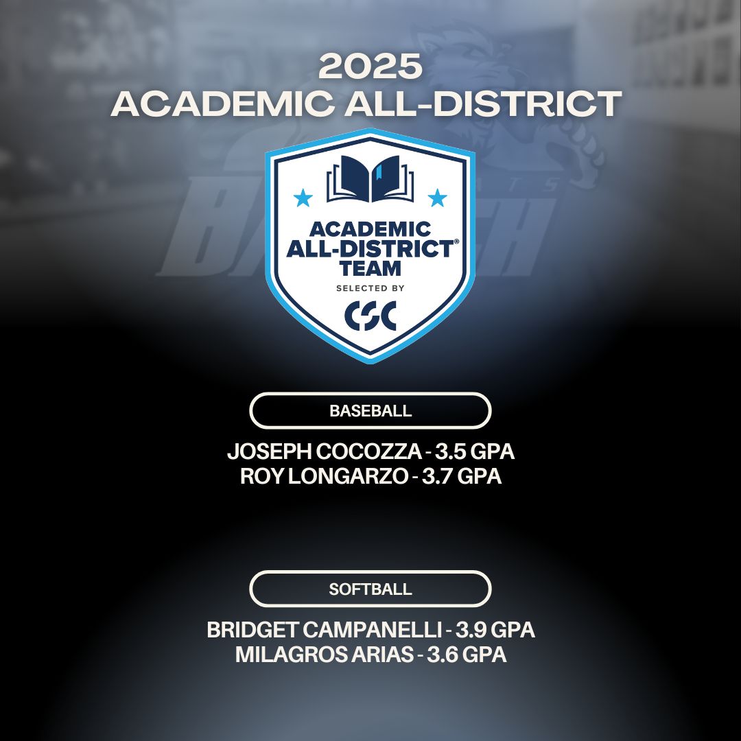 Baruch College Athletics (@baruchathletics) on Twitter photo Congratulations to our four Bearcats on the softball & baseball teams for being named Academic All-District by the College Sports Communicators (Sports Information). <a href="/BaruchBearcatAD/">Heather MacCulloch</a> <a href="/CUNYAC/">CUNY Athletic Conference</a> #BaruchSoftball #BaruchBaseball #D3Softball #D3Baseball โพ ๐ฅ Congratulations to our four Bearcats on the softball & baseball teams for being named Academic All-District by the College Sports Communicators (Sports Information). <a href="/BaruchBearcatAD/">Heather MacCulloch</a> <a href="/CUNYAC/">CUNY Athletic Conference</a> #BaruchSoftball #BaruchBaseball #D3Softball #D3Baseball โพ ๐ฅ