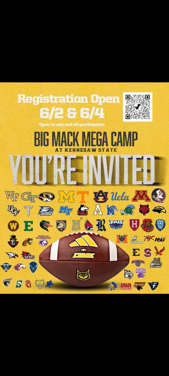 Leo Rath (@itsleorath) on Twitter photo Coaches‼️
I will attend the Kennesaw State Mega Camp tomorrow in the 3rd session.
Can’t wait to compete‼️
<a href="/PeterDaletzki/">Peter Daletzki HC/OC Team Germany</a> <a href="/CoachPachucy/">Coach George Pachucy</a> Coaches‼️
I will attend the Kennesaw State Mega Camp tomorrow in the 3rd session.
Can’t wait to compete‼️
<a href="/PeterDaletzki/">Peter Daletzki HC/OC Team Germany</a> <a href="/CoachPachucy/">Coach George Pachucy</a>
