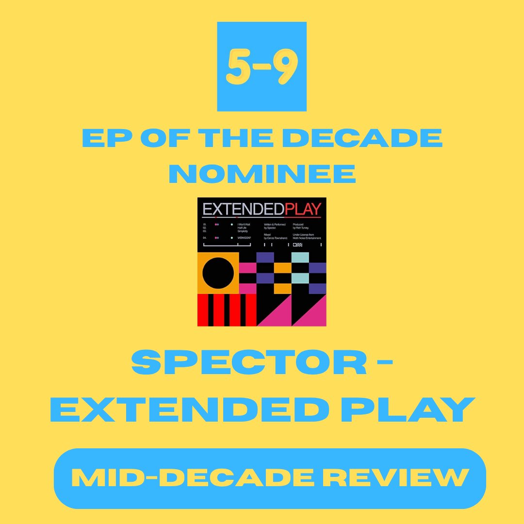 It's neck and neck in the EP of the decade category! Here are four EPs in the 12-strong shortlist by <a href="/softcultband/">Softcult</a>, <a href="/HolHumberstone/">Holly Humberstone</a>, Girl Scout and <a href="/Spector/">Spector</a>. See the full list and vote for your favourite here: 5-9blog.com/post/mid-decad…

#MidDecadeReview #MusicPoll
