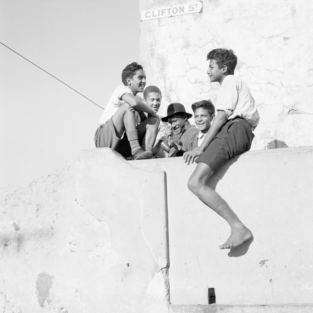 Clifton Street, District Six, Cape Town, circa 1950s. By Bryan Heseltine.